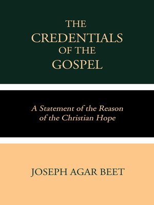 cover image of The Credentials of the Gospel